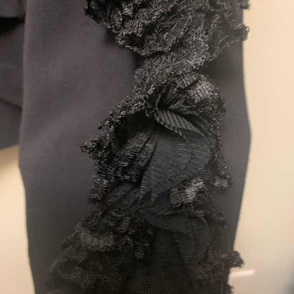 Zara Ruffled Arm Blazer - Picture 3 of 4